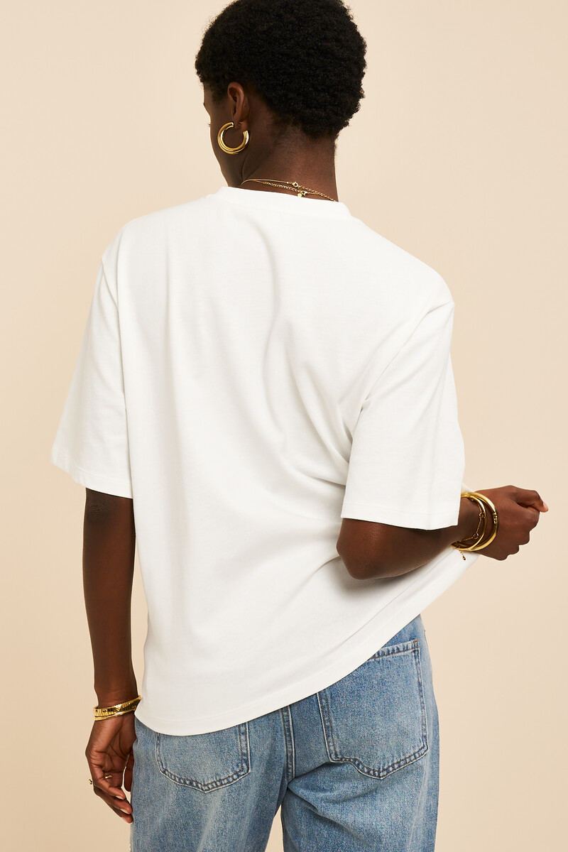 White oversized basic T-shirt | My Jewellery