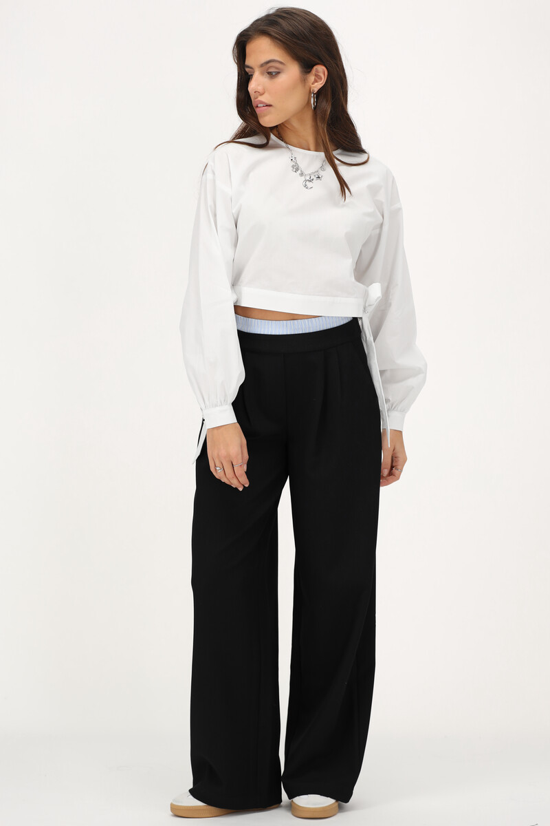 White poplin blouse with bows | My Jewellery
