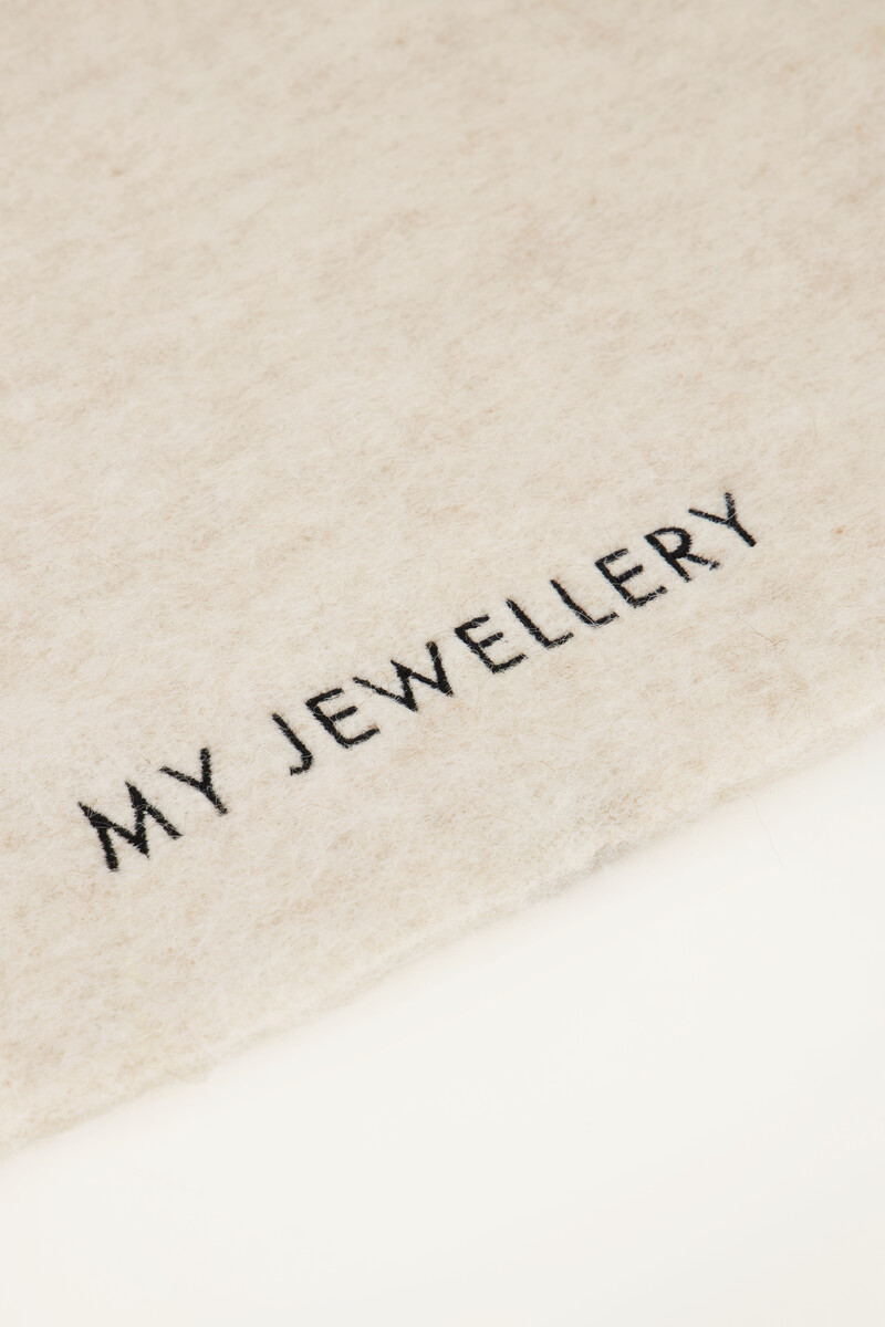 White scarf with tassles | My Jewellery