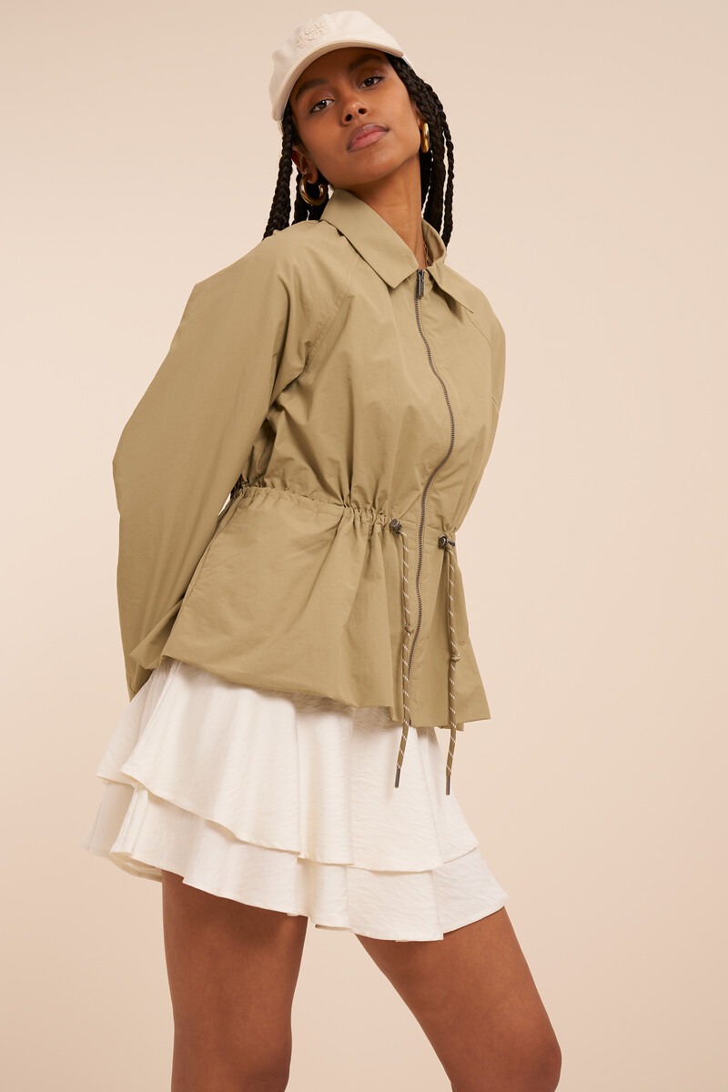 White skirt with draping | My Jewellery