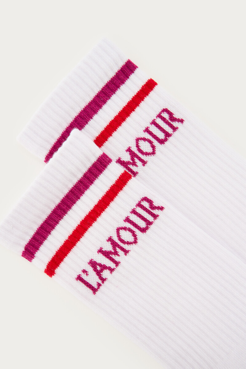 White socks "L'amour" | My Jewellery