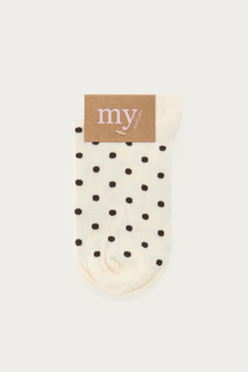White Socks with Polka Dots | My Jewellery