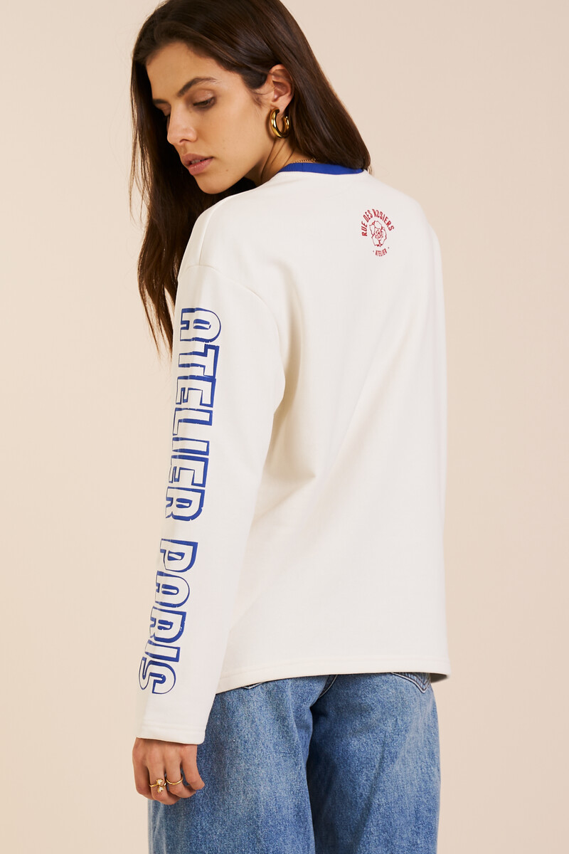 White sweater "Le marais" | My Jewellery