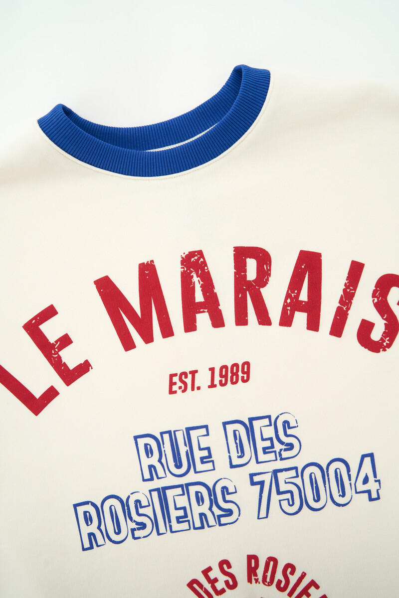 White sweater "Le marais" | My Jewellery