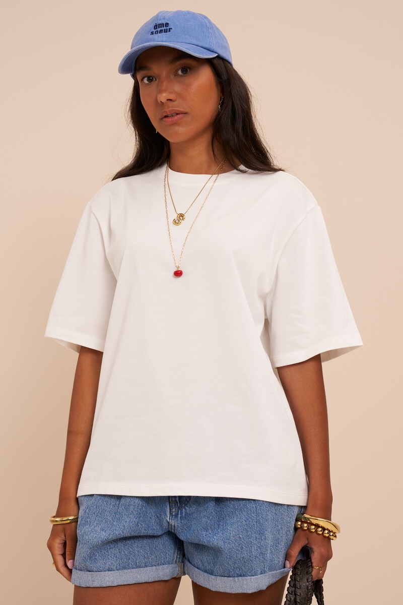 White T-shirt ''Cote d'azur'' |My Jewellery