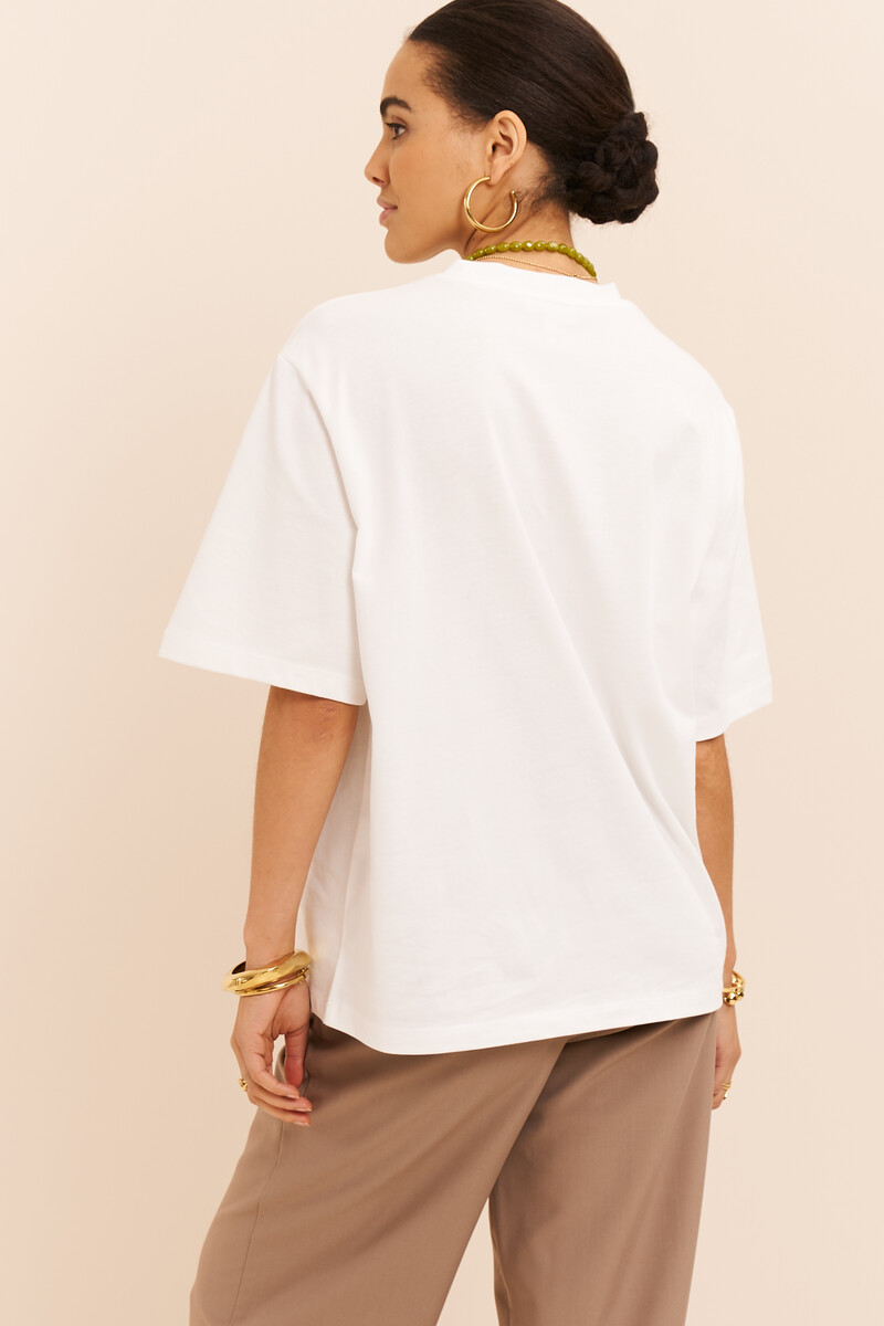 White T-shirt "Les olives" | My Jewellery