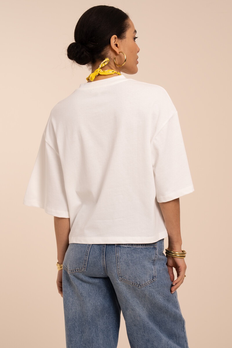 White T-shirt ''Sous le soleil'' | My Jewellery