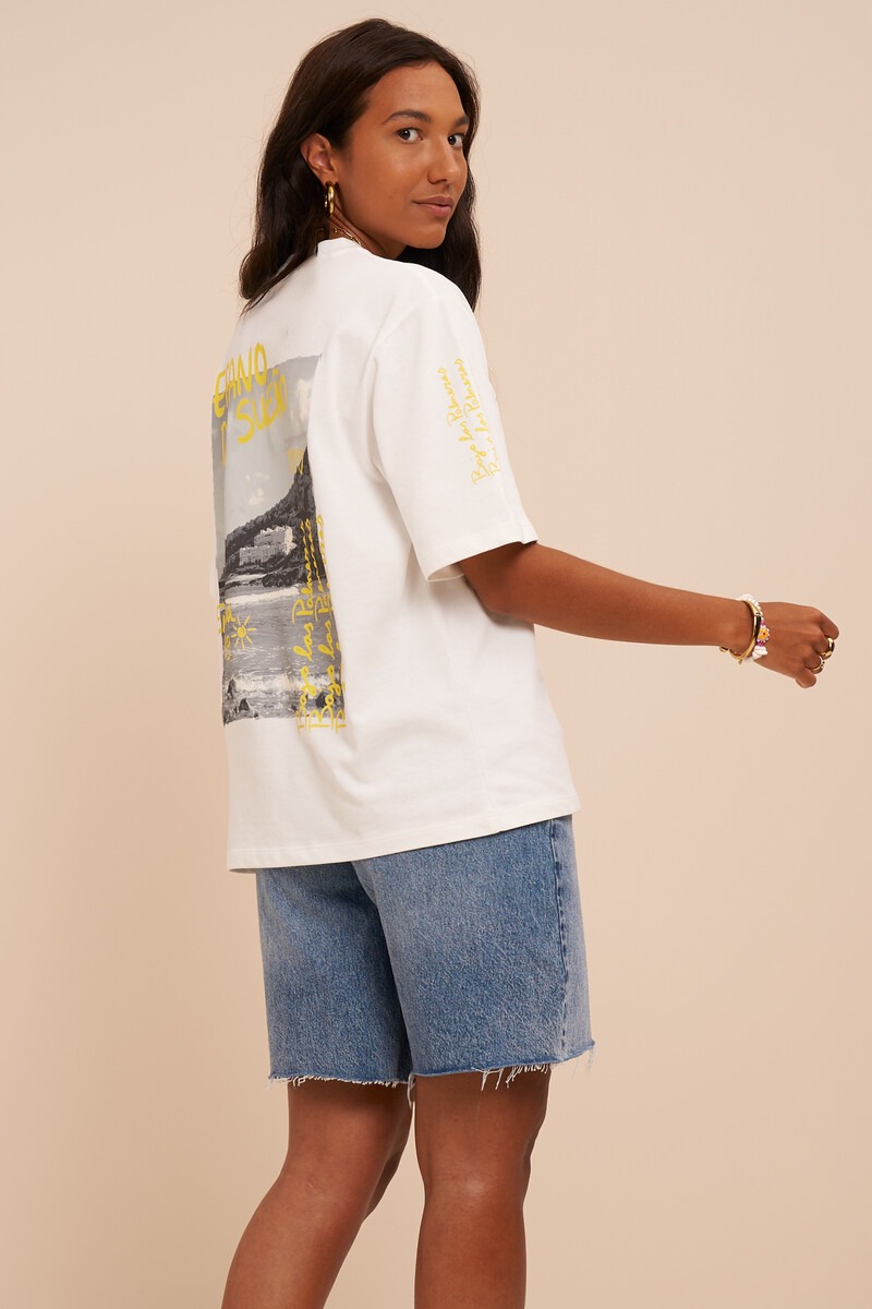 White T-shirt ''Verano de sueno'' | My Jewellery