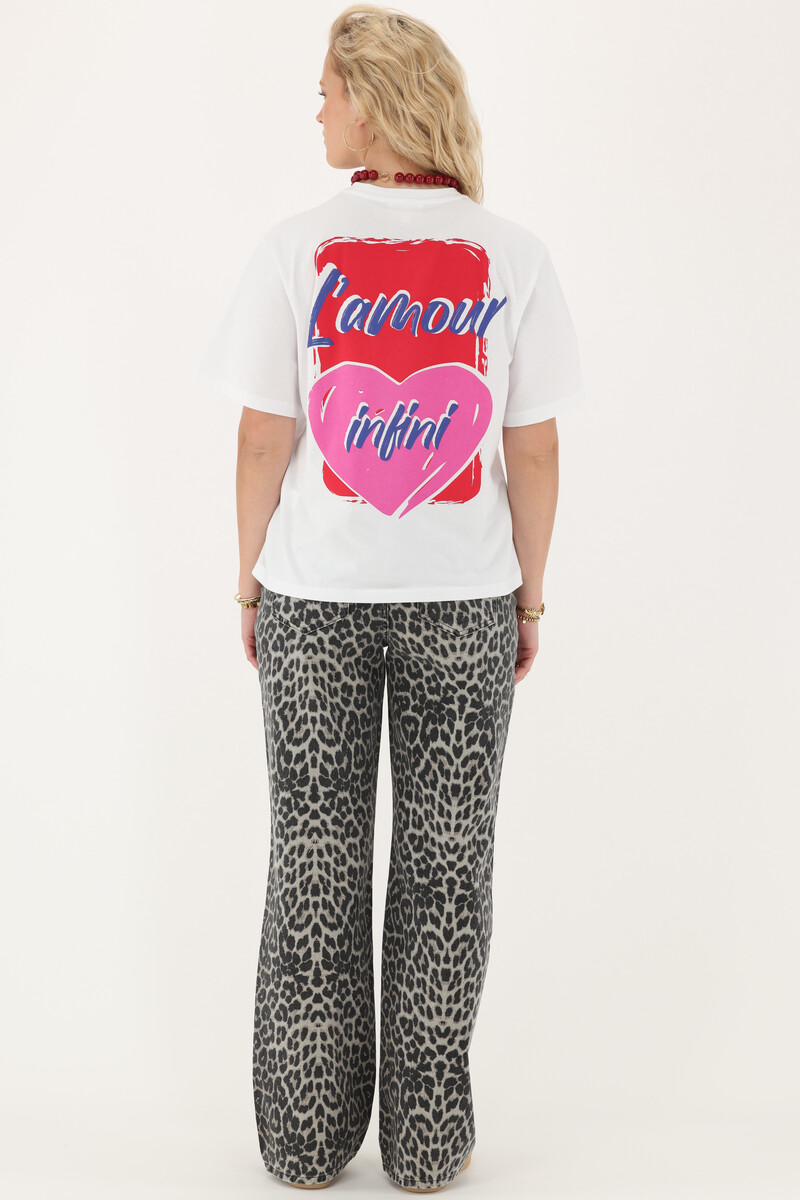 White T-shirt "L'amour infini" | My Jewellery