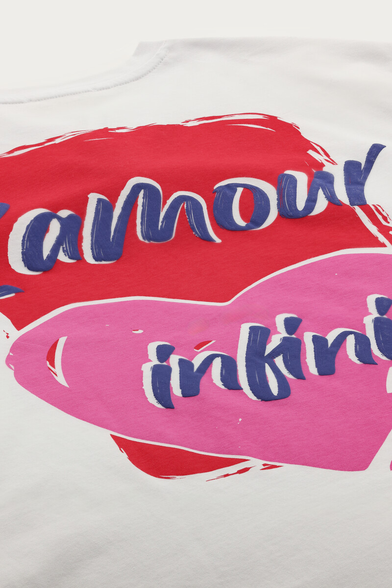White T-shirt "L'amour infini" | My Jewellery
