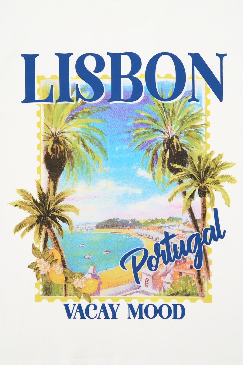 White T-shirt "Lisbon" | My Jewellery