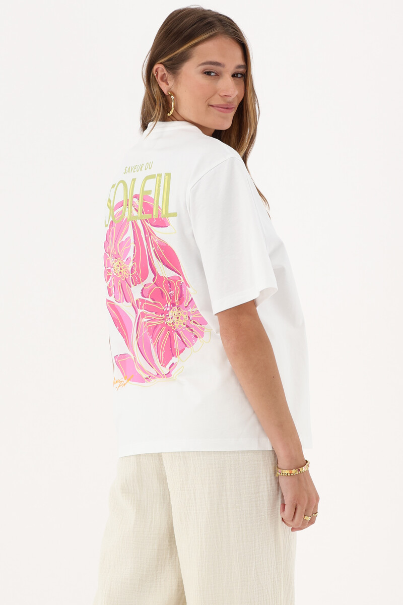 White T-shirt "Saveur du soleil" | My Jewellery