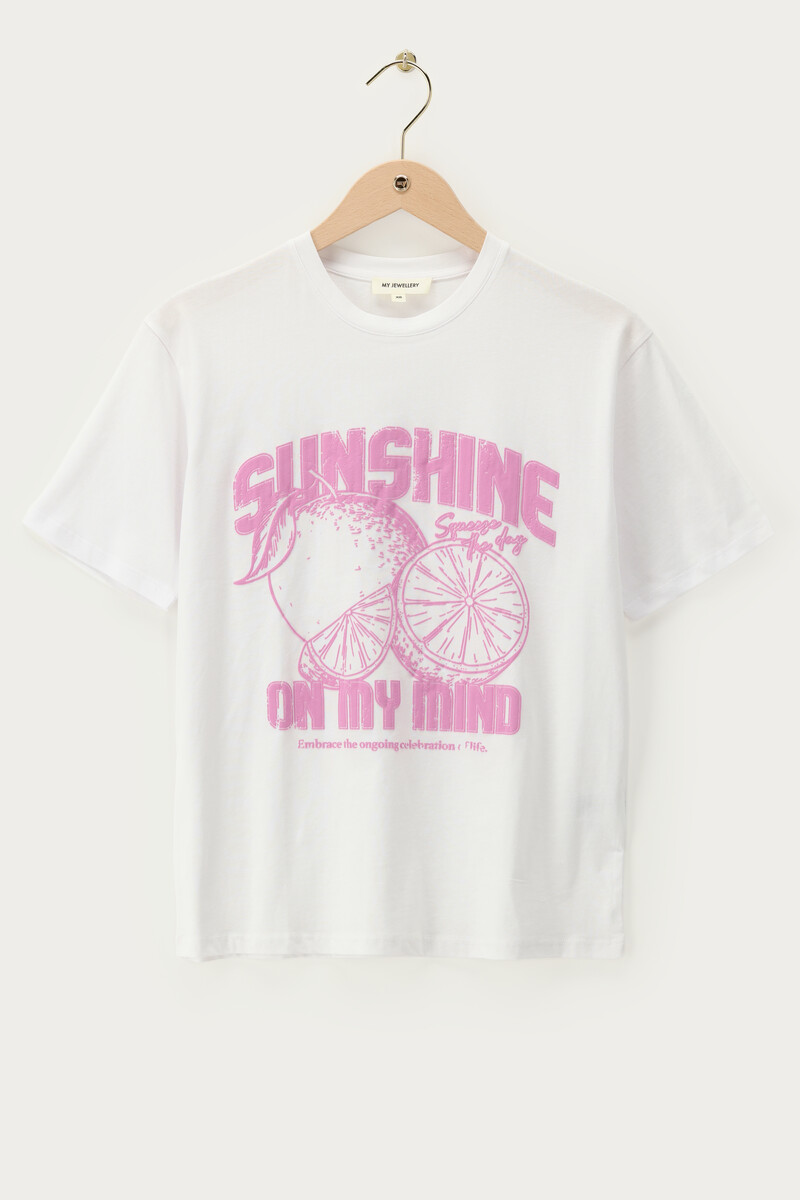 T-shirt "Sunshine on my mind"| - My jewellery - Modalova