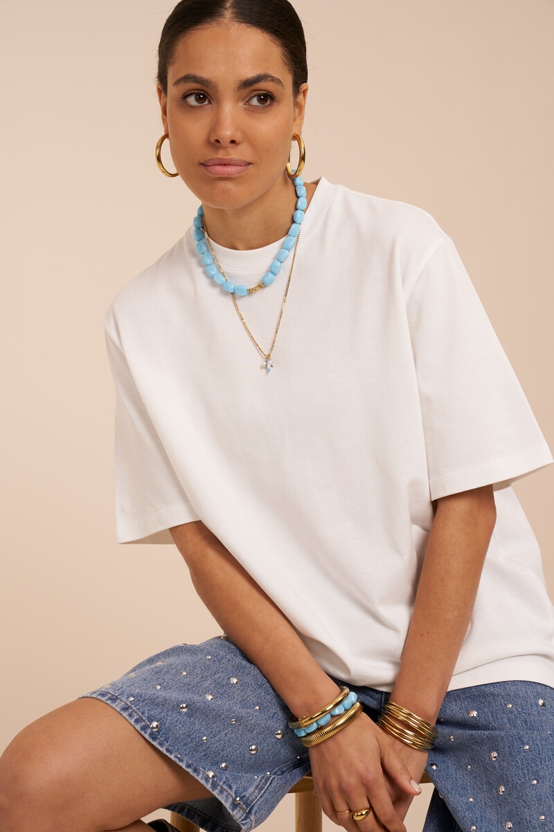 White T-shirt ''Amalfi coast'' | My Jewellery