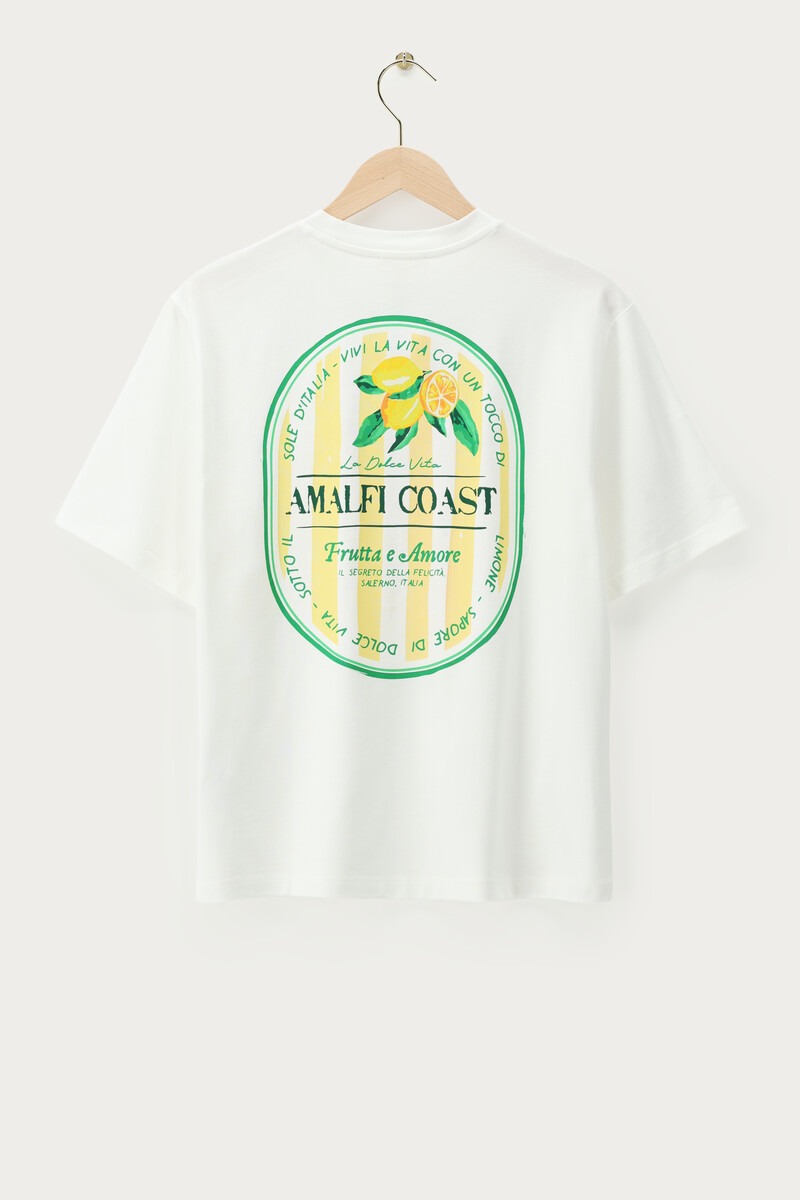 White T-shirt ''Amalfi coast'' | My Jewellery