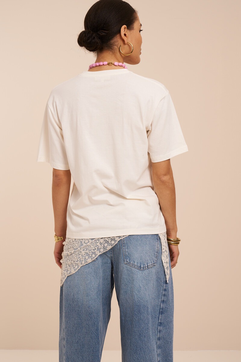 White T-shirt ''Amore sulla costa'' | My Jewellery