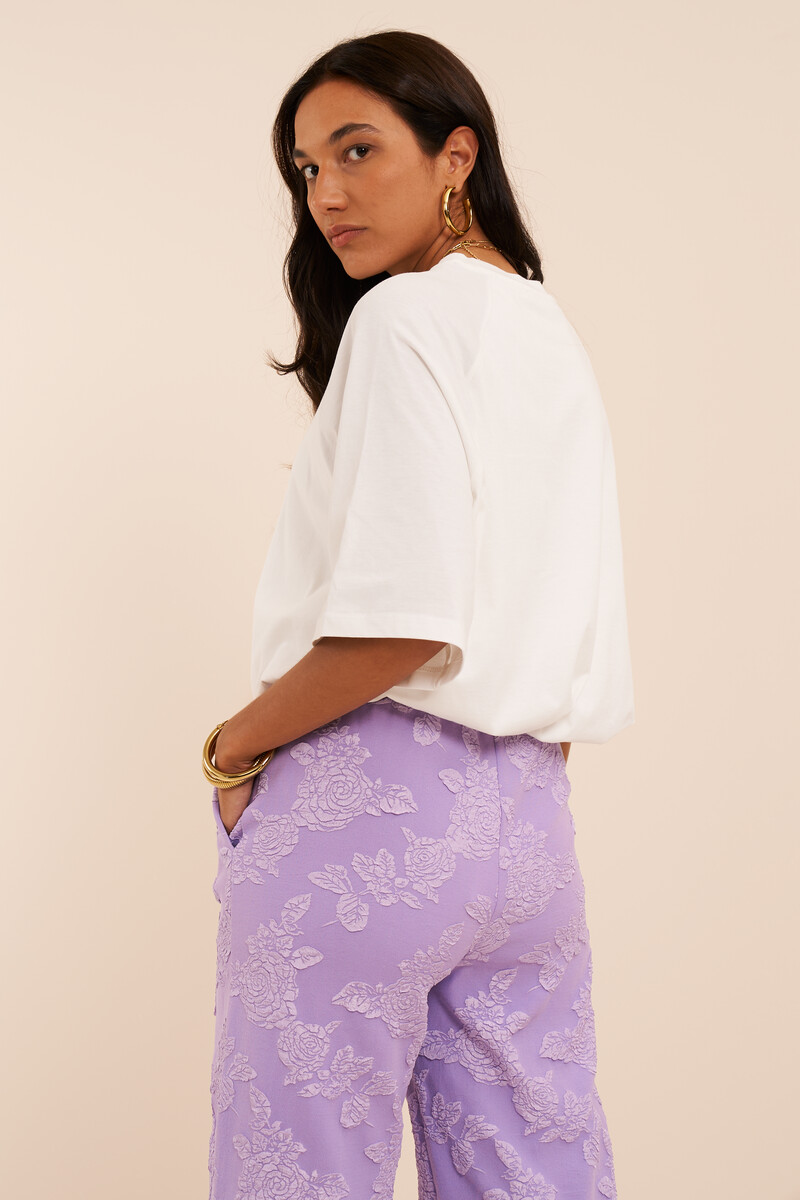 White T-shirt in balloon look | My Jewellery