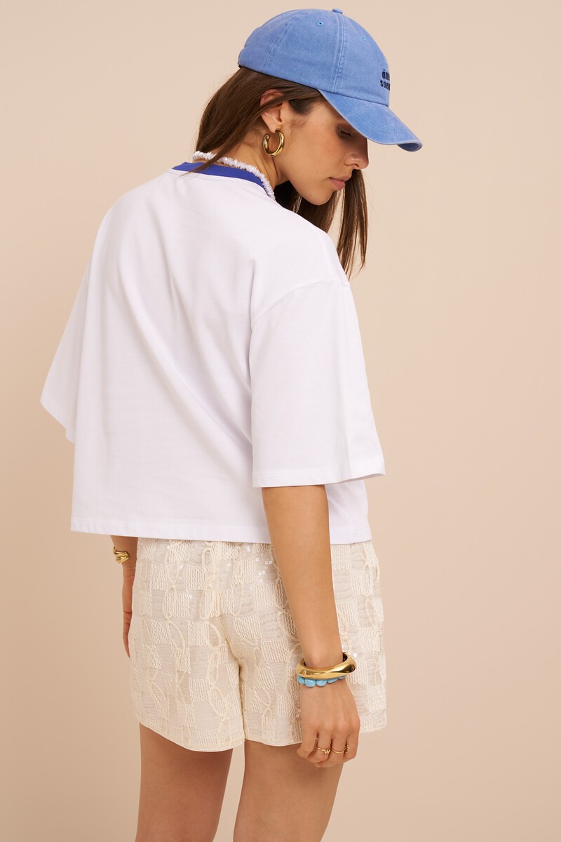 White T-shirt "Pomodoro di roma" | My Jewellery