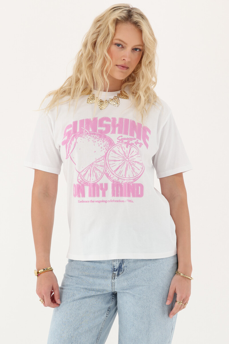 T-shirt "Sunshine on my mind"| - My jewellery - Modalova