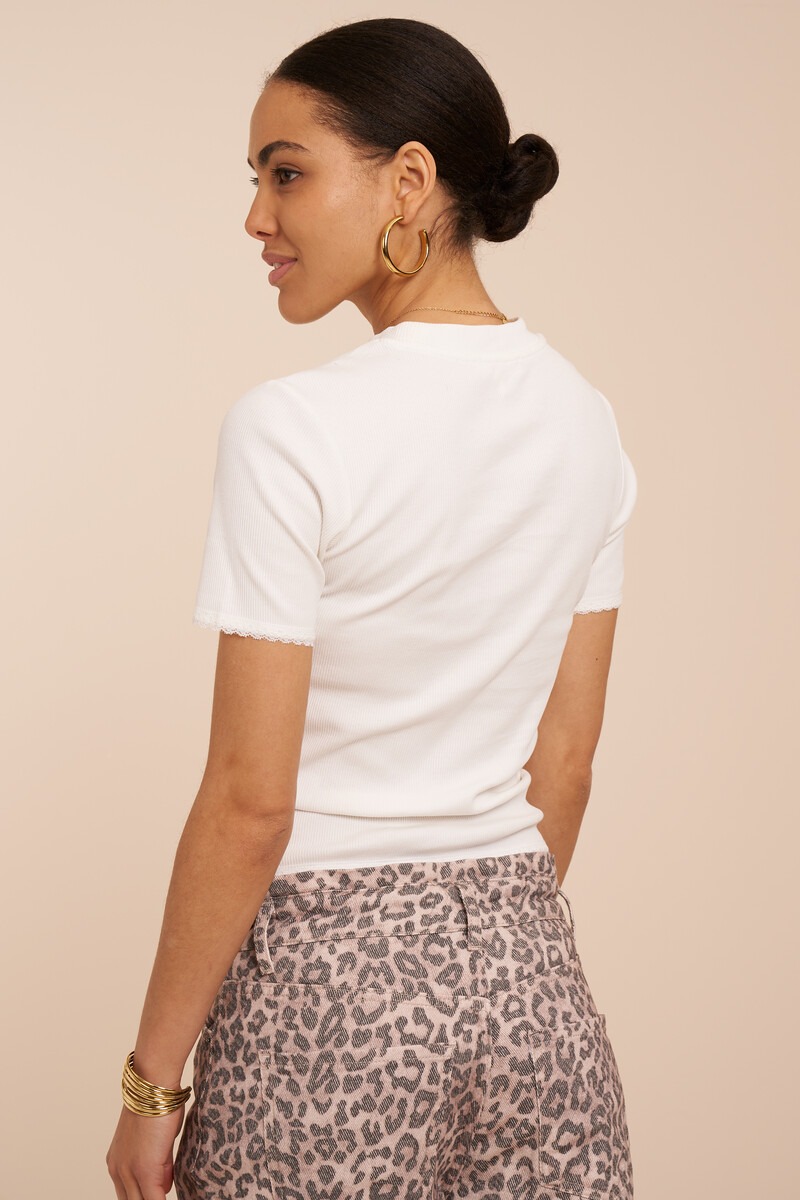 White top with lace details ''Amour'' | My Jewellery