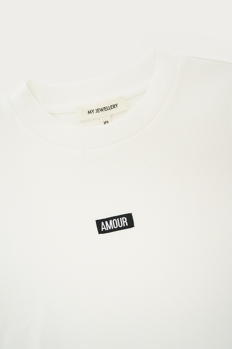 White top with lace details ''Amour'' | My Jewellery