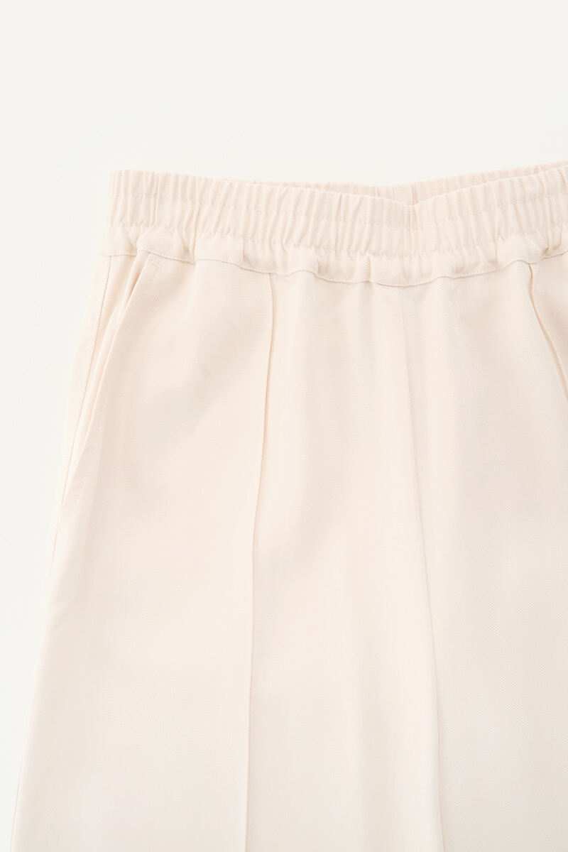 Beige wide-leg trousers | My Jewellery