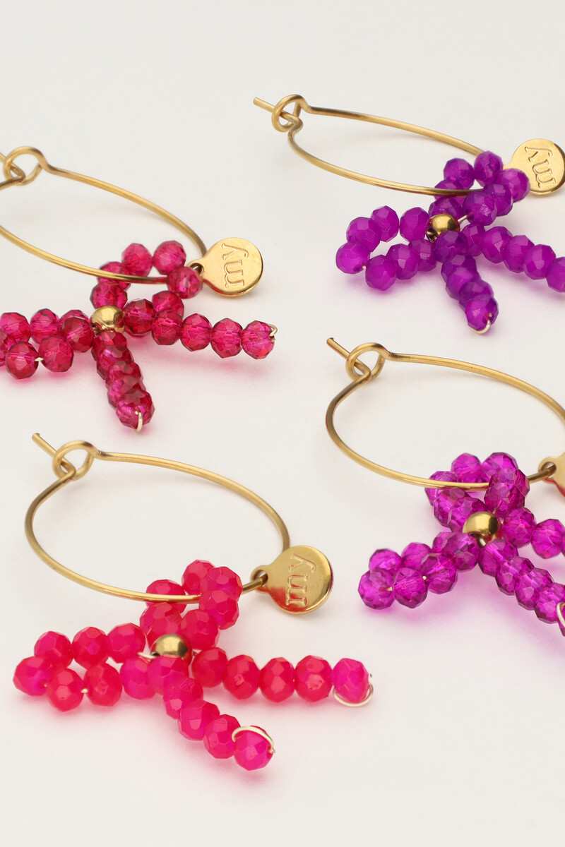 Wine glass charms with bows | My Jewellery