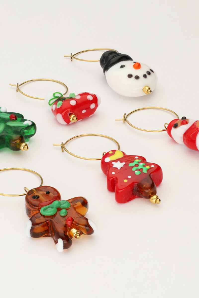 Christmas wine glass charms | My Jewellery