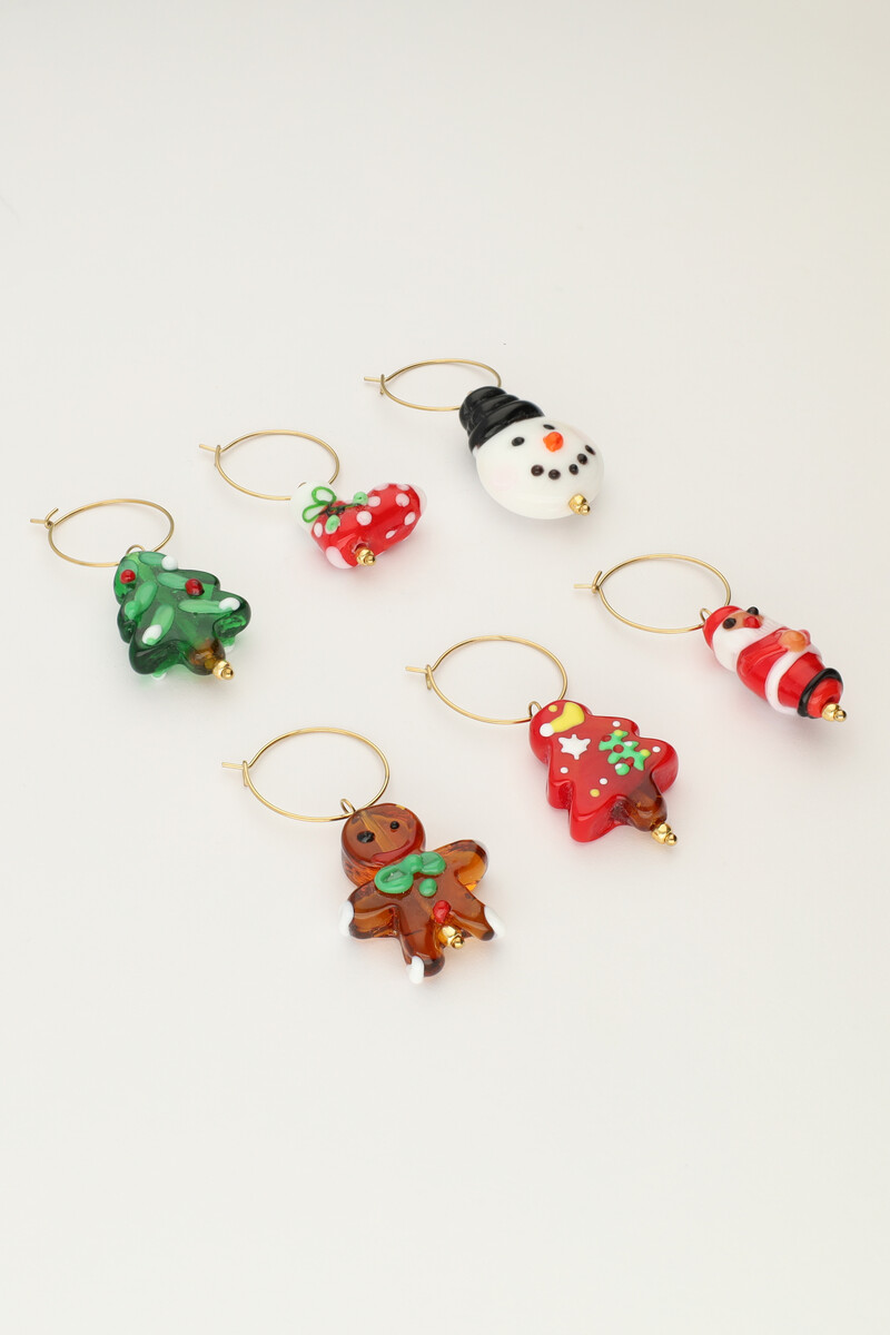 Christmas wine glass charms | My Jewellery