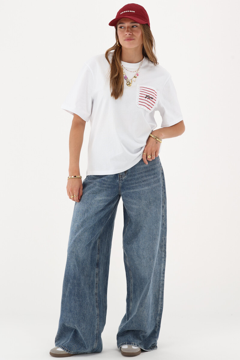 White T-shirt "Merci" | My Jewellery