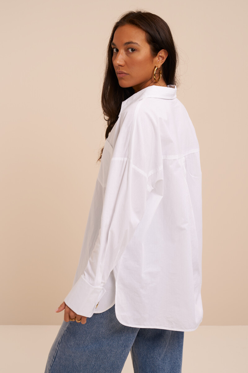 White oversized basic blouse | My Jewellery