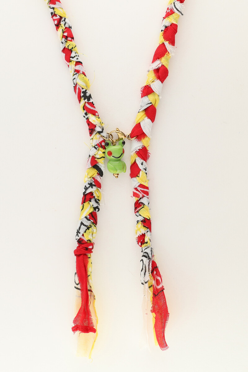 Braided Oeteldonk necklace with frog | My Jewellery