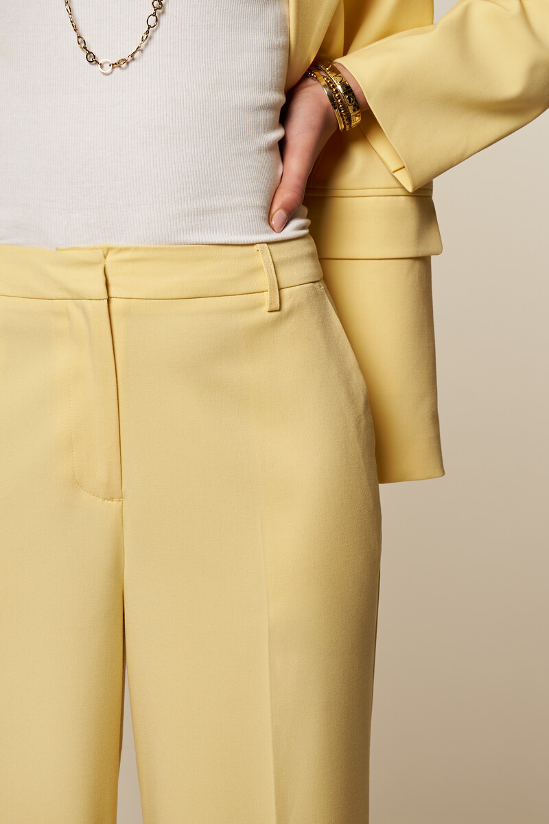 Yellow basic wide leg pants | My Jewellery