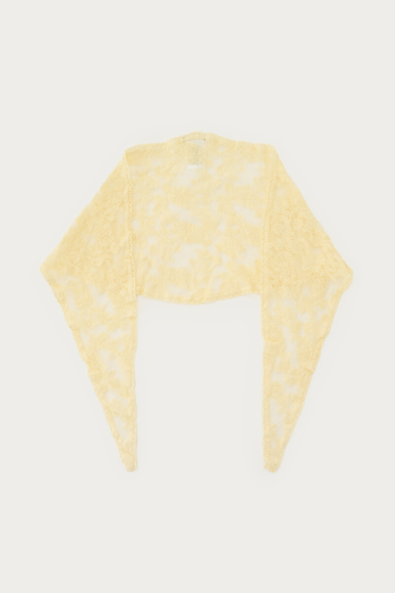 Yellow lace scarf | My Jewellery