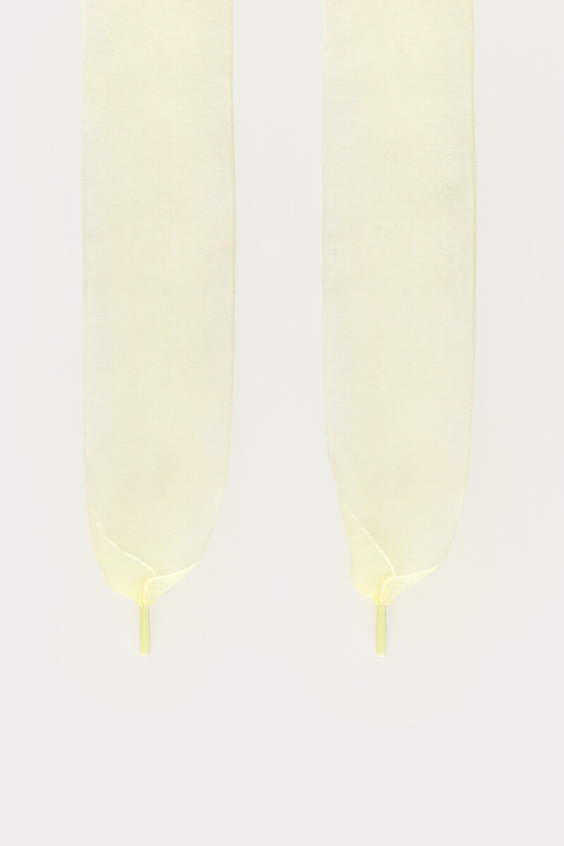 Yellow organza laces | My Jewellery