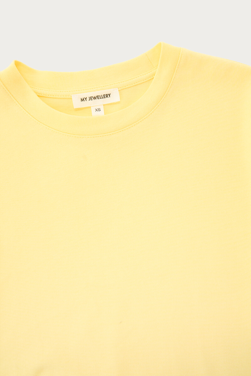 Yellow oversized basic T-shirt | My Jewellery