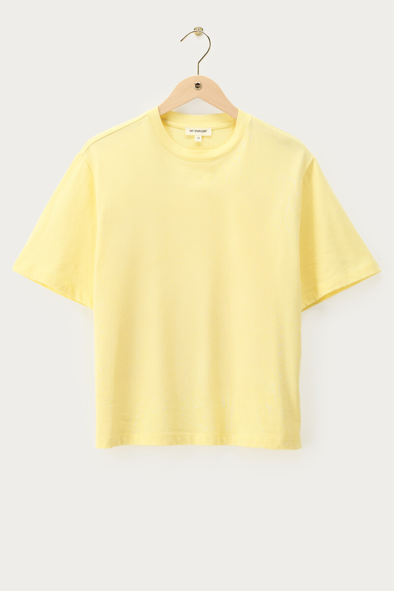 Yellow oversized basic T-shirt | My Jewellery