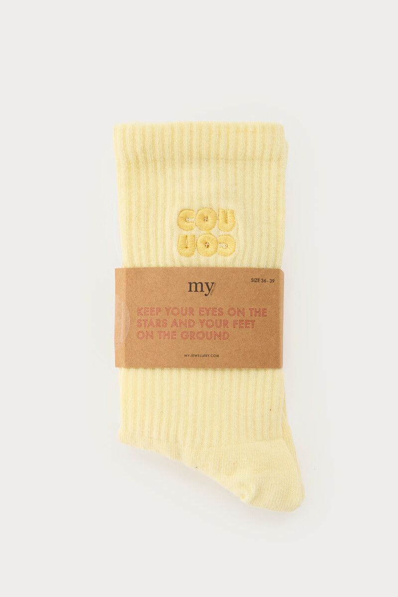 Yellow socks set Cou Cou  | My Jewellery