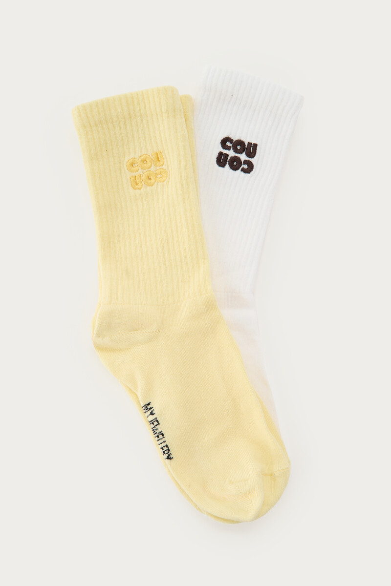 Yellow socks set Cou Cou  | My Jewellery