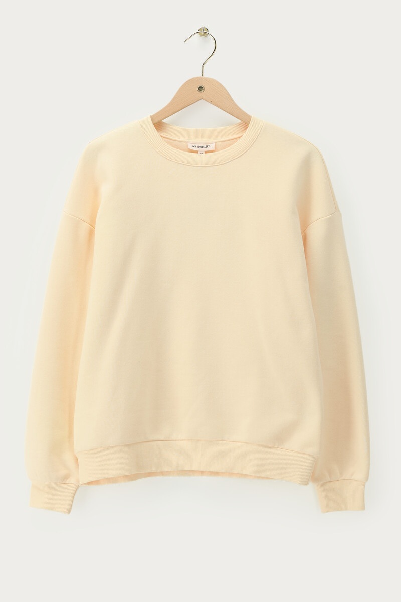 Yellow sweater with multicoloured beaded fringes | My Jewellery