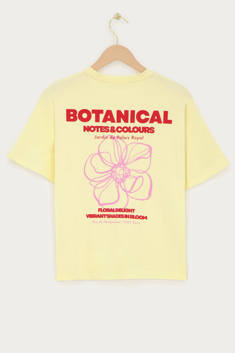 Yellow T-shirt "Botanical" | My Jewellery