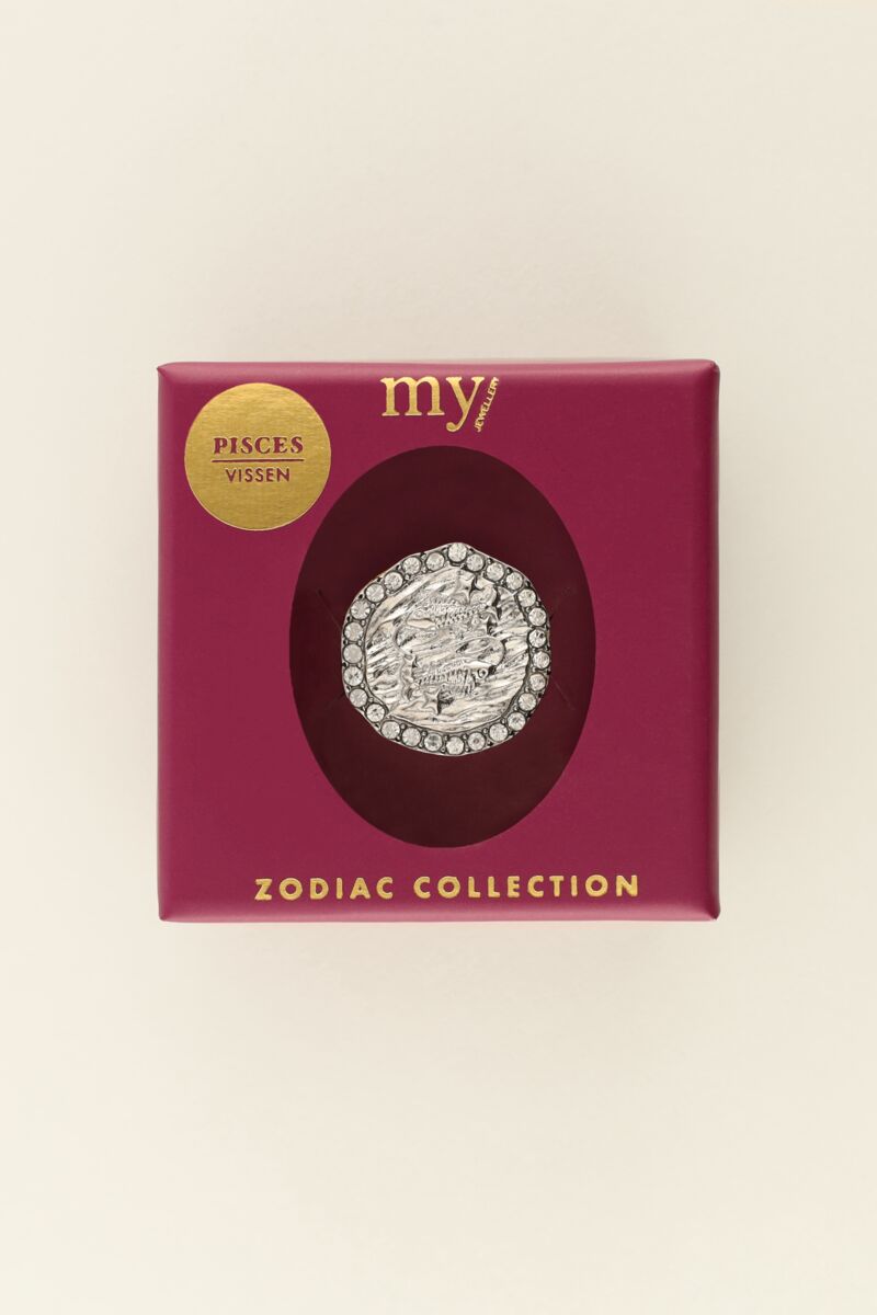 Sternzeichen Ring mit Strass | My Jewellery