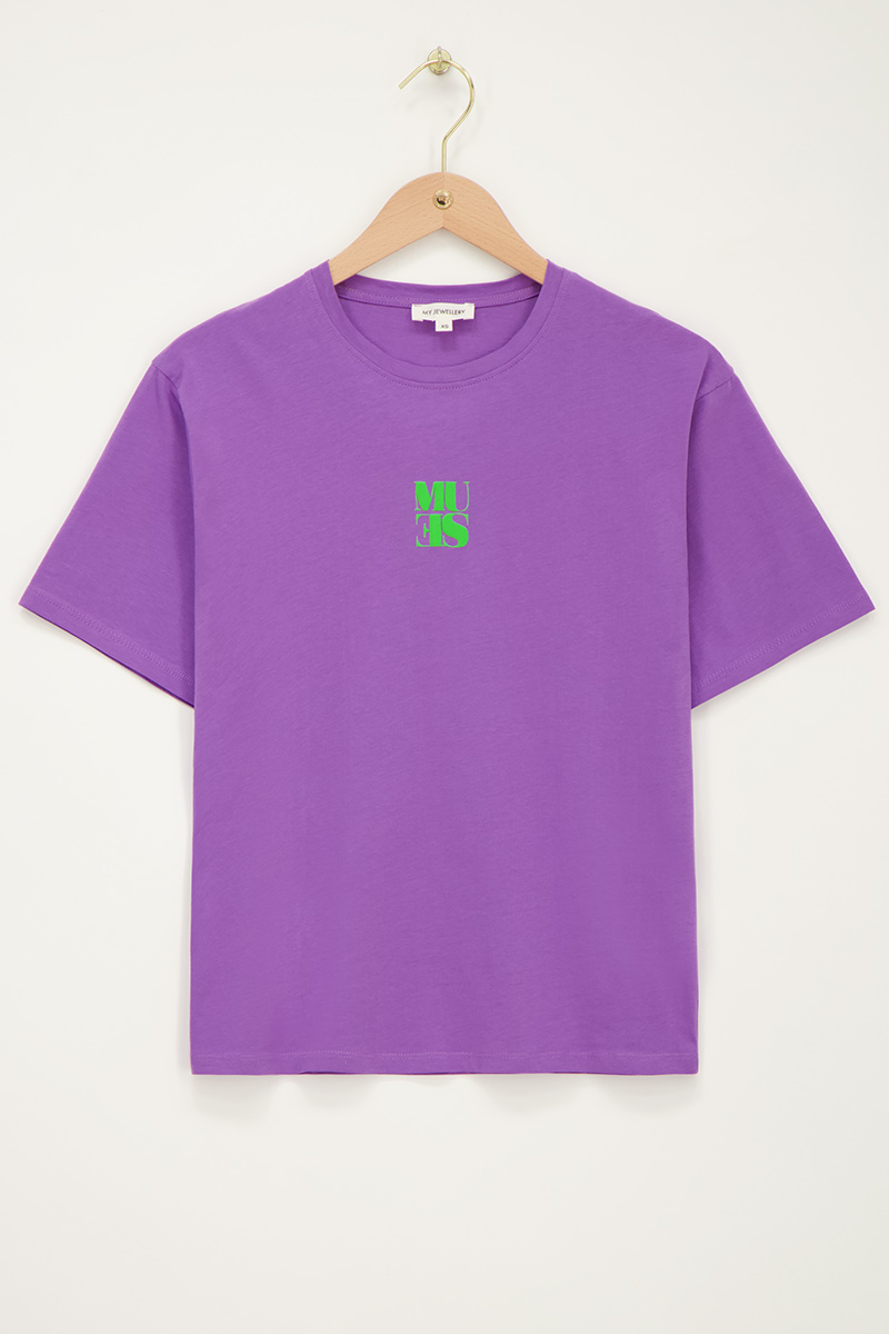 Purple T-shirt "Muse" | My Jewellery