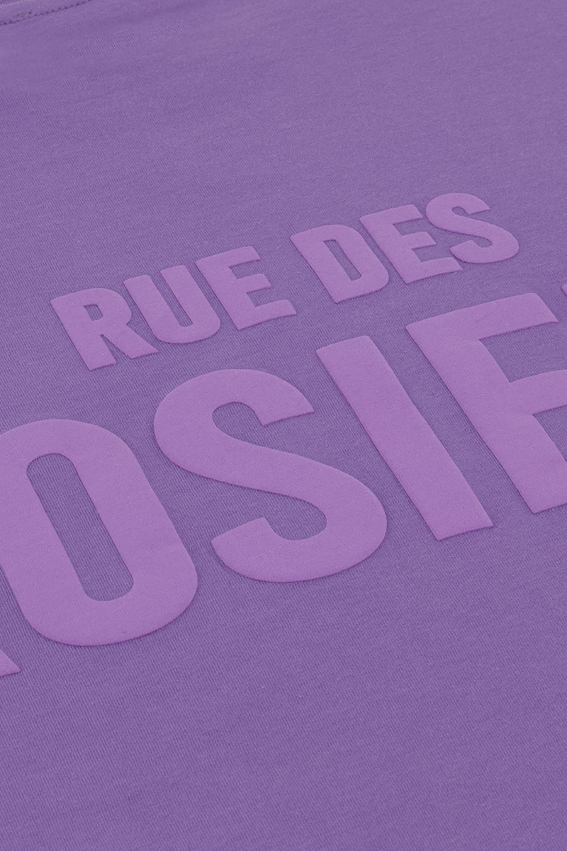 Purple T-shirt "Rue des Rosiers" | My Jewellery