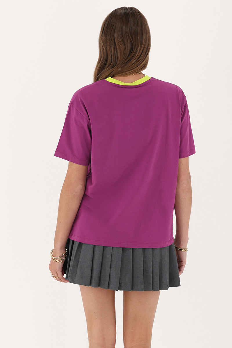 Purple T-shirt "Sunny state of mind" | My Jewellery