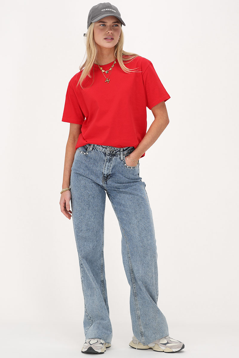 Red T-shirt "Atelier paris" | My Jewellery