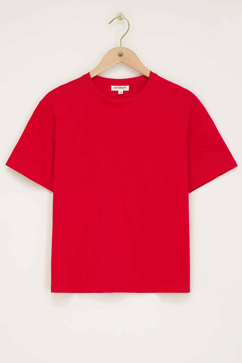 Red T-shirt "Atelier paris" | My Jewellery