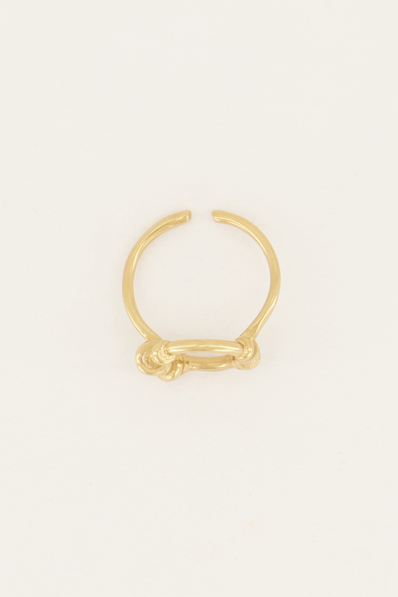 Ring met open rondje