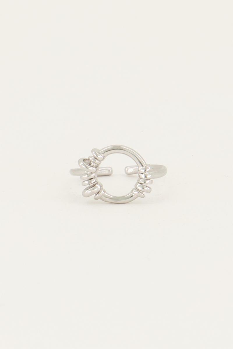 Ring met open rondje