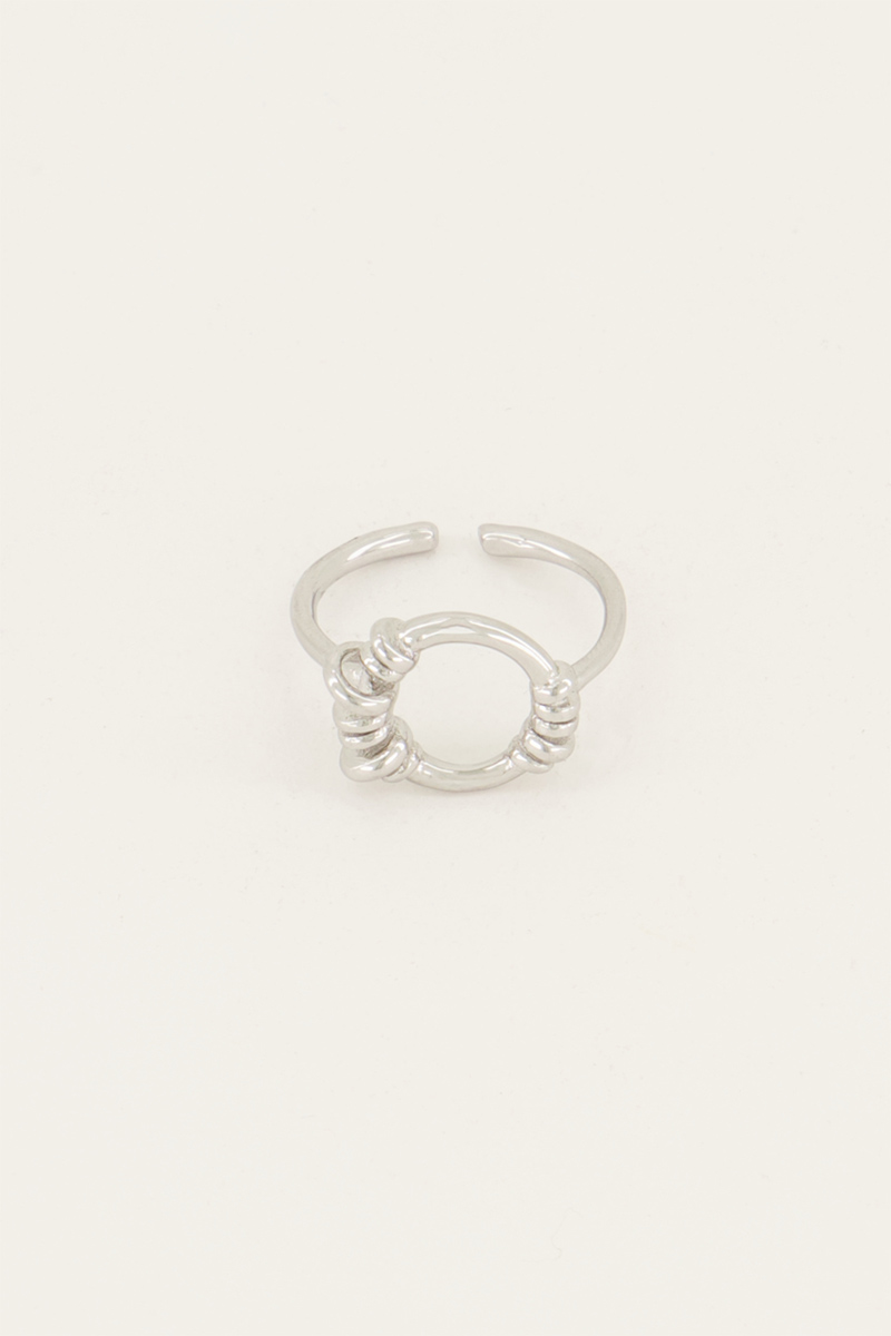 Ring met open rondje